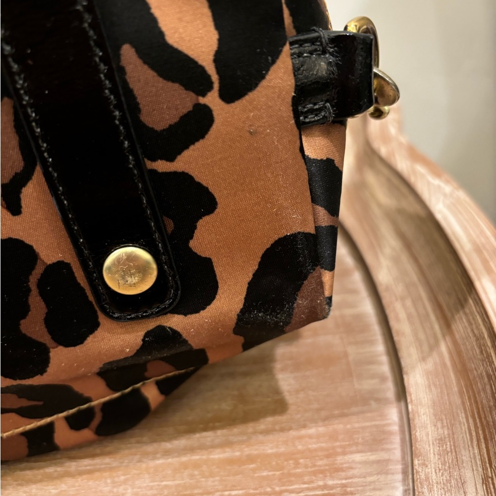 Rare Coach Leopard Print Handbag - Picture 10 of 15